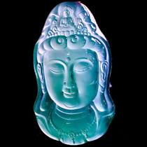Nine stone jewelry Natural jade jade brand landscape pendant pendant Guanyin ink jade Pixiu cabbage jade wool lanyard