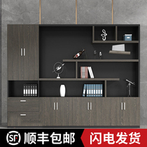 Office bookcase owner background cabinet file cabinet wooden office furniture file cabinet with lock storage cabinet