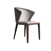 Modern Light Luxury Leather Art Home Dining Chair Minima Eurostyle Hotel Restaurant Decent Board Room Casual Chair Designer Armchair