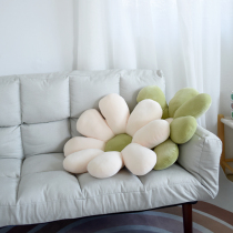 Small Daisy Petal petals Pillow Flowers Headboard With Pillow Living-room Sofa Cushions Floating Windows Sunflowers Nordic Ins Cushions
