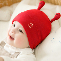 Spring and Autumn Thin 0 Month Baby Hat Autumn Female Baby Princess Cute Super Cute Autumn Winter 3 Men 6 Autumn 4 Autumn