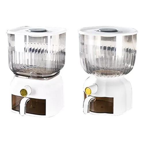 Рисовый диспенсер пылепроницаемый кухонный организатор хранения запечатана