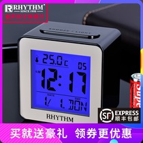Lisheng students use home desktop Creative mute personality lazy Nordic style multifunctional simple electronic alarm clock