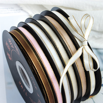 Zhuo Cai gold edge polyester ribbon ribbon ribbon DIY gift packaging ribbon single flower ribbon