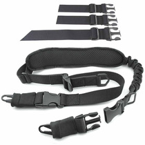 Outdoor tactical hunting strap American lanyard single and double point adjustable sling plus cotton shoulder pad CS film and television props