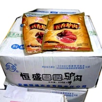 1 bag of Hengsheng spiced donkey meat 200g Anhui Bozhou Lixin specialty cooked donkey meat stewed food