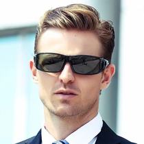 Anti-droplet large frame wind-proof sunglasses riding dust-proof driving glasses all surrounded by mens and womens sunsun glasses can be myopic