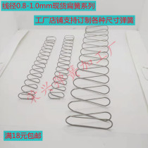 Spot 0 8mm wire clamp flat spring rectangular spring spring square spring spring p90 toy clamp spring spring