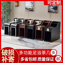Foot Bath coffee table massage bed sofa sauna bath foot mun nail hand foot therapy middle cabinet factory outlet