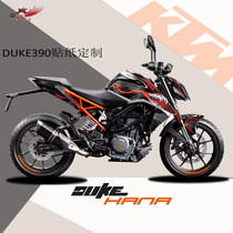 KTM duke390 250 modified stickers Body stickers Whole car prints pull flowers Whole car protective film decals