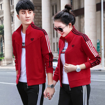 Jordan Noo spring lovers sportswear suit men and women 2022 pure cotton jacket spring autumn season 361 casual three sets