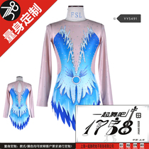 1758 brand rhythmic gymnastics cheerleading competition suit flower ball cheerleading performance suit stage performance suit