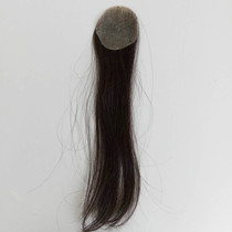 Womens head scar scar replacement piece can be pasted on the scalp wig piece of real hair 20cm