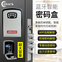 Increase smart cats eye password key box key with battery charging remote control password lock box B & B