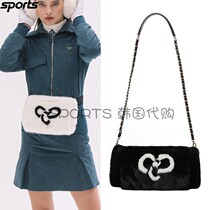 Korean MCKAYSON golf suit 22 years in spring for women with color icon harness minke leather warm hand bag