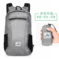 Storage skin bag super light foldable backpack waterproof travel shoulder bag fashion and convenient hiking bag