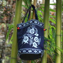 Batik bag handbag Hmong Batik handmade bag Ethnic style bag shoulder bag