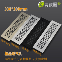 Marris aluminum alloy breathable mesh rectangular wardrobe breathable hole shoe cabinet Cabinet ventilation panel
