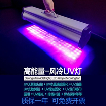 Portable high-power UV air-cooled LED UV curing light green oil shadowless glue mobile phone screen exposure PC bonding