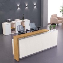 Ningbo front desk reception desk simple modern front desk desk welcome desk service shop front desk milk tea shop cashier counter