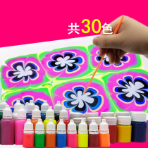 Water extension painting non-toxic washing finger painting paint set wet extension painting material painting toy water shadow painting water extension painting