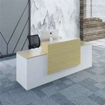 Company custom-made desk welcome desk special-shaped front desk reception desk school desk beauty salon cashier bar