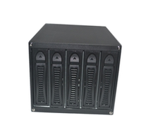 3 to 5 hot-swappable aluminum shell black 3 5 hard drive cage 2 5 inch hard drive cage Hard drive module storage 12GB module box