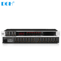 DGH Professional 10-channel power sequencer 8-channel manager Stage sequence controller Air switch with filter