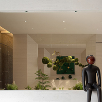 Simulation plant suspended landscaping decorative moss bulb type potted plant interior design space landscape Nordic style green plant