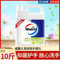 Walch weilus foam hand sanitizer lime yingrun 5L hotel restaurant childrens family 10kg supplement