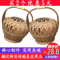 Guangxi fire cage pure handmade bamboo weaving heating traditional nostalgic stove roasting cage new home wedding supplies