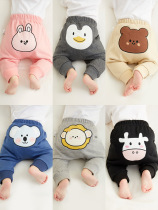 Baby Big Fart Pants Spring Autumn Boy Great Pp Pants Fall Pants Baby Pure Cotton Pants Autumn Dress Girl High Waisted Pants