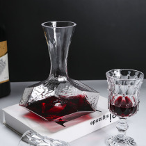 Geometric decanter home hammered glass decanter goblet Nordic wine set wine flask luxury champagne glass