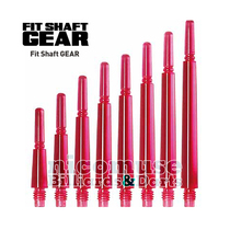 FIT SHAFT GEAR NORMAL Clearpink pink resin dart Rod rotating self-locking type