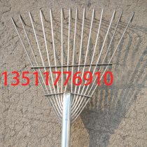 Premium rake silkworm grass dog thickened iron pick steel rake Agricultural tools Garden tools Iron climbing
