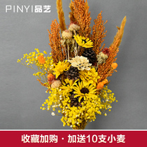 ins Dried flowers Real bouquet Air-dried natural Eucalyptus leaves Light luxury living room table home decoration ornaments
