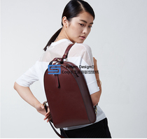 Professional paper grid paper pattern Handmade leather leather art drawings Backpack version ACC-69