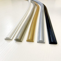 PU soft line ceiling decoration TV background wall frame strip semi-circular shape imitation plaster beauty edge