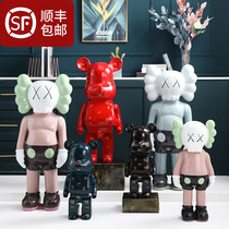 Childrens piggy bank can only enter the adult violent bear piggy bank. Creative Net red piggy bank is not a large capacity.