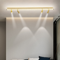 Track spotlight led long strip shop commercial non-main living room super bright front desk downlight without ceiling ceiling ceiling light