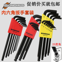 American Burton BONDHUS Male Imperial extended ball head hex wrench set 10937 10946 10999