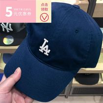 Hat soft top childrens small label ny cap autumn and summer female Korean version casual wild la baseball cap sunscreen cap Mens cap
