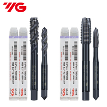 yg-1 Yangzhiyuan Combo wire tapping black steel parts stainless steel aluminum Spiral Tap Machine with tip tapping m3456
