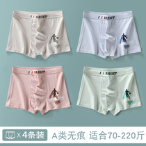 Adolescent Development students underwear male children junior high school students adolescent 12 cotton boxer shorts 15-year-old children