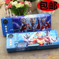 Cartoon Altman double-sided primary school pencil box boy kindergarten childrens stationery box gift prize large capacity