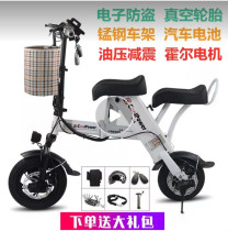 Double small folding ultra-light portable electric scooter