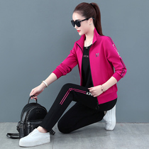 Jordan Noo casual sportswear set womens spring 2021 New style sweatshirt womens 361 spring and autumn three sets