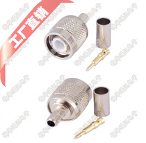 TNC joint to pick up RG58 SYV-50-3 connector TNC-JC-3 TNC male head press fit -3 feeder