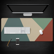 Simple lock edge creative non-slip waterproof super large mouse pad thickened simple large notebook e-sports office table pad
