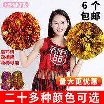 Color ball cheerleading flower ball cheerleading team hand flower square dance props hand holding flower children large hand flower Flower